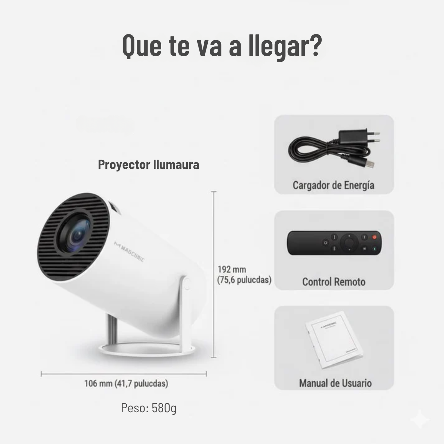 IlumAura™ Proyector Portátil