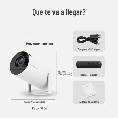 IlumAura™ Proyector Portátil